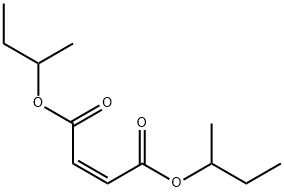 (Z)-2-Butenedioic acid di(1-methylpropyl) ester Struktur