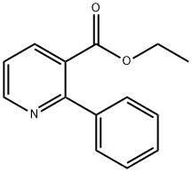 2-Phenyl-nicotinic acid ethyl ester Struktur