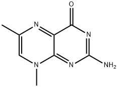 4(8H)-Pteridinone,2-amino-6,8-dimethyl-(9CI) Struktur