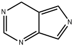 4H-Pyrrolo[3,4-d]pyrimidine (8CI) Struktur