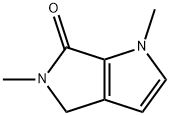 Pyrrolo[3,4-b]pyrrol-6(1H)-one, 4,5-dihydro-1,5-dimethyl- (9CI) Struktur