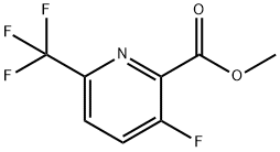 Methyl 3-fluoro-6-(trifluoromethyl)picolinate Struktur