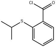 Benzoyl chloride, 2-[(1-methylethyl)thio]- (9CI) Struktur