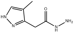 1H-Pyrazole-3-acetic  acid,  4-methyl-,  hydrazide Struktur