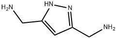 1H-Pyrazole-3,5-dimethanamine(9CI) Struktur