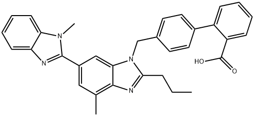 Telmisartan Struktur