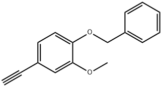 4-BENZYLOXY-1-ETHYNYL-3-METHOXY-BENZENE Struktur