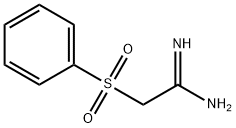 2-BENZENESULPHONYL-ACETAMIDINE Struktur