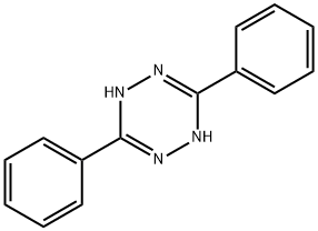 3,6-Diphenyl-1,4-dihydro-1,2,4,5-tetrazine Struktur