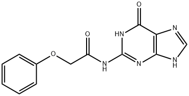 N2-Phenoxyacetyl Guanine Struktur