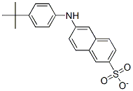 6-(4-tert-butylanilino)naphthalene-2-sulfonate Struktur