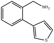 (2-(Thiophen-3-yl)phenyl)methanamine Struktur