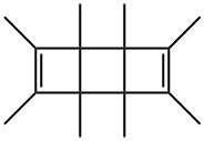 1,2,3,4,5,6,7,8-Octamethyltricyclo[4.2.0.02,5]octa-3,7-diene Struktur