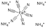 AMMONIUM FERROCYANIDE Struktur