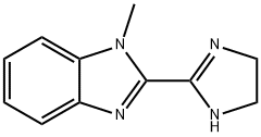 Benzimidazole, 2-(2-imidazolin-2-yl)-1-methyl- (8CI) Struktur