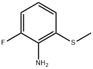 Benzenamine, 2-fluoro-6-(methylthio)- (9CI) Struktur