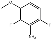 Benzenamine, 2,6-difluoro-3-methoxy- (9CI) Struktur