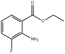 ethyl 2-aMino-3-fluorobenzoate Struktur