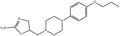 5-[[4-(4-propoxyphenyl)piperazin-1-yl]methyl]-4,5-dihydro-1,3-oxazol-2 -amine Struktur