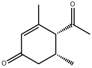 2-Cyclohexen-1-one, 4-acetyl-3,5-dimethyl-, cis- (9CI) Struktur