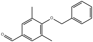 4-BENZYLOXY-3,5-DIMETHYLBENZALDEHYDE Struktur