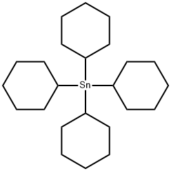 TETRACYCLOHEXYLTIN Struktur