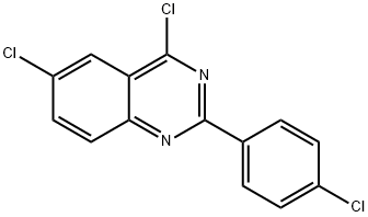 4,6-DICHLORO-2-(4-CHLORO-PHENYL)-QUINAZOLINE Struktur