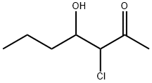 2-Heptanone,  3-chloro-4-hydroxy- Struktur