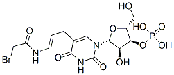 5-(3-(bromoacetamido)allyl)uridine-3'-monophosphate Struktur