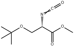 (S)-(+)-2-ISOCYANATO-3-TERT-BUTOXYPROPIONIC ACID METHYL ESTER Struktur