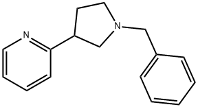 Pyridine, 2-[1-(phenylmethyl)-3-pyrrolidinyl]- Struktur