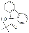 9-hydroxy-9-pivaloylfluorene Struktur