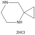 4,7-DIAZA-SPIRO[2.5]OCTANE DIHYDROCHLORIDE Structure