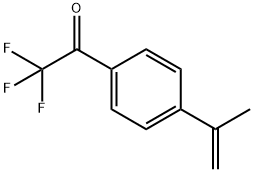 Ethanone, 2,2,2-trifluoro-1-[4-(1-methylethenyl)phenyl]- (9CI) Struktur