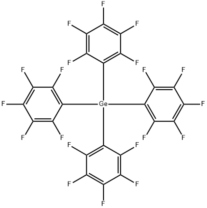 TETRAKIS(PENTAFLUOROPHENYL)GERMANE Struktur