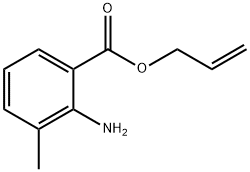 Benzoic acid, 2-amino-3-methyl-, 2-propenyl ester (9CI) Struktur