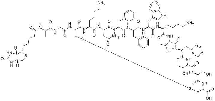 BIOTINYL-SOMATOSTATIN-14 Struktur