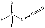 Isothiocyanatodifluorophosphine sulfide Struktur