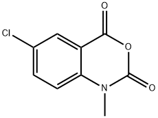 6-chloro-1-methyl-2H-3,1-benzoxazine-2,4(1H)-dione Struktur