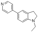 1-ETHYL-5-(4-PYRIDINYL)INDOLINE Struktur