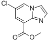 METHYL 6-CHLORO-H-IMIDAZO[1,2-A]PYRIDINE-8-CARBOXYLATE Struktur