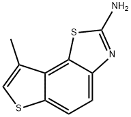 Thieno[2,3-g]benzothiazole, 2-amino-8-methyl- (7CI,8CI) Struktur