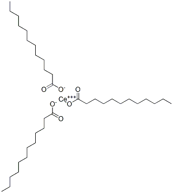 cerium trilaurate  Struktur