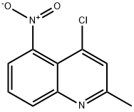 4-CHLORO-2-METHYL-5-NITRO-QUINOLINE Struktur