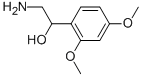 2-amino-1-(2,4-dimethoxyphenyl)ethanol Struktur