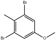 2,6-DIBROMO-4-METHOXYTOLUENE Struktur