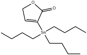 3-Tributylstannyl-5H-furan-2-one Struktur