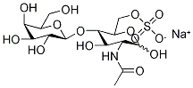 N-Acetyllactosamine 6-Sulfate Sodium Salt Struktur