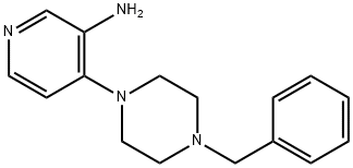 4-(4-Benzyl-1-piperazinyl)-3-pyridinamine Struktur