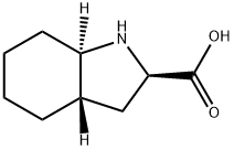 1H-Indole-2-carboxylicacid,octahydro-,(2R,3aS,7aR)-(9CI) Struktur